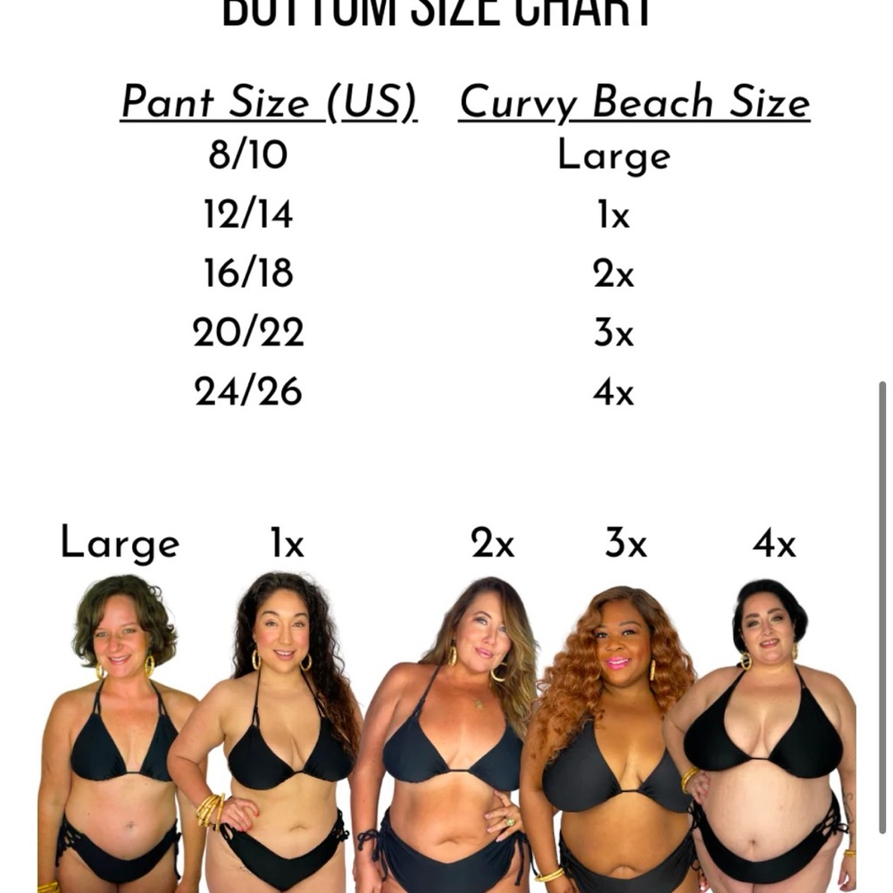 Curvy Beach Emerald Green High Waist Bikini Bottom - Picture 4 of 4